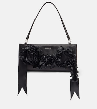 Clutch in raso con applicazioni | Coperni