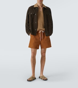 Giacca camicia Ravi in suede | Frescobol Carioca