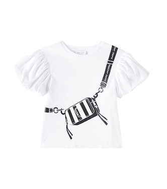 T-shirt in jersey di cotone con stampa | Marc Jacobs Kids