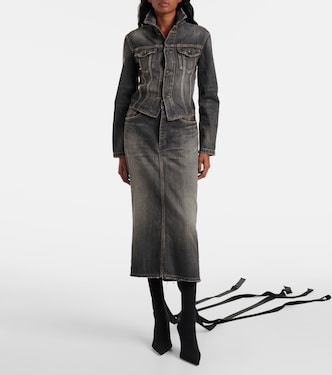 Bleistiftrock aus Denim | Balenciaga