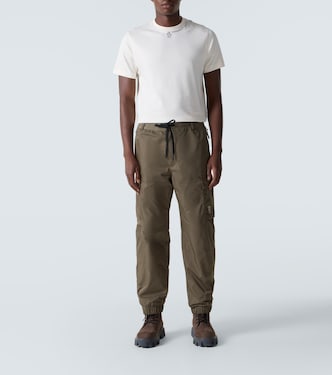 Camiseta de jersey de algodón con logo | Moncler Grenoble