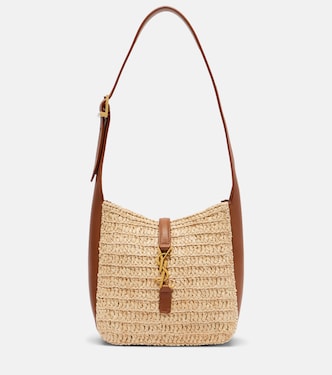 Borsa a spalla Le 5 à 7 Baby in rafia | Saint Laurent