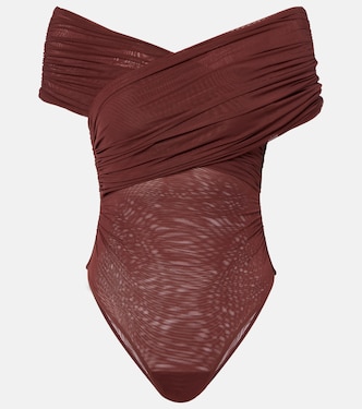 Jacques gathered off-shoulder bodysuit | SIR