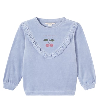 Wally cotton-blend velvet sweatshirt | Konges Sløjd