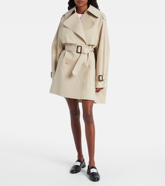 Double-breasted cotton trench coat  | Givenchy