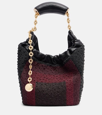 Verzierte Tote Bag Squeeze Mini aus Leder | Loewe