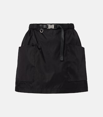Re-Nylon belted miniskirt | Prada