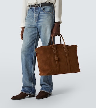 Sac de voyage Giant en daim | Saint Laurent