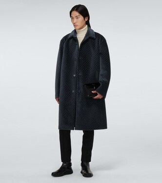 Abrigo de terciopelo de algodón | Prada