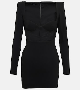 Parks cutout crêpe minidress | Alex Perry