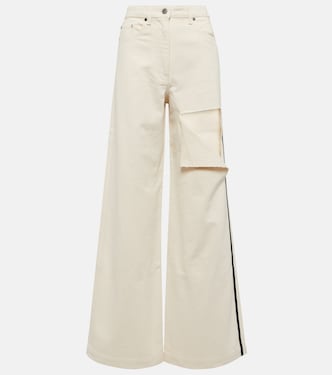 Distressed high-rise wide-leg jeans | Peter Do