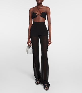 Soutien-gorge en laine et tulle | Nensi Dojaka