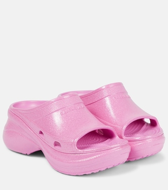 x Crocs platform slides | Balenciaga