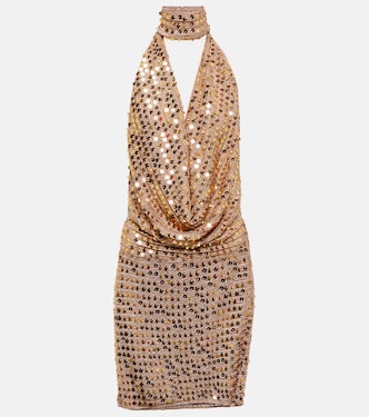 Tipo sequined halterneck minidress | Aya Muse