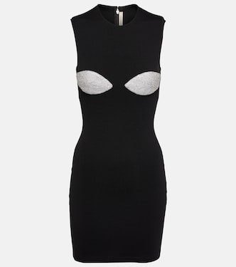 Crystal-embellished bodycon minidress | Christopher Kane