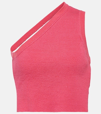 Crop top La Maille Ascu con un hombro | Jacquemus