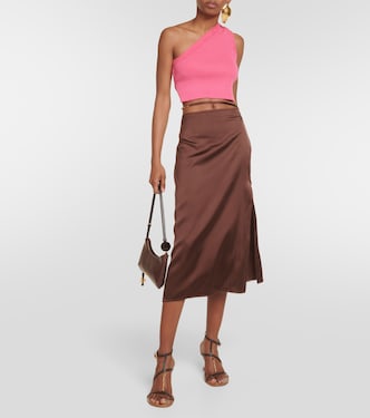 La Maille Ascu one-shoulder crop top | Jacquemus