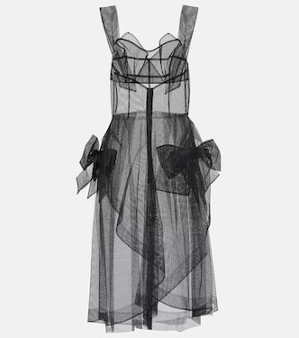 Vestido midi de tul | Maison Margiela
