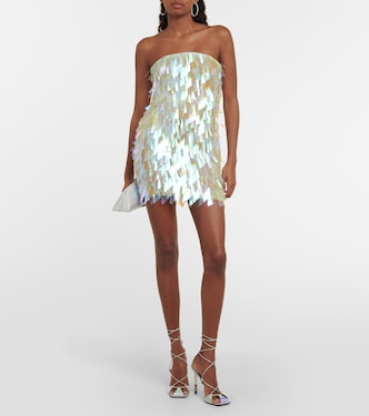 Verziertes Minikleid aus Seide | The Attico