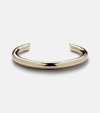 Samira Slice 10kt gold-plated cuff bracelet | Jennifer Fisher