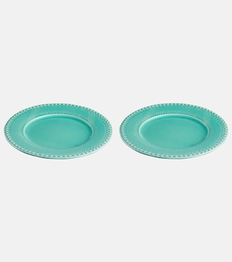 Fantasia set of 2 ceramic charger plates | Bordallo Pinheiro