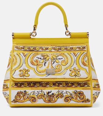 Borsa Sicily Majolica Medium in canvas | Dolce&Gabbana