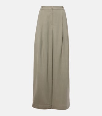 Pantalones anchos Piper plisados | The Frankie Shop