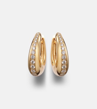 Orecchini Chakra Icon in oro 18kt con diamanti | Ananya