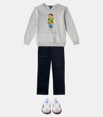 Sweat-shirt Polo Bear en coton mélangé | Polo Ralph Lauren Kids
