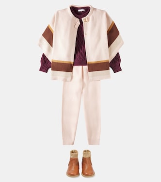 Cotton and wool cape  | Chloé Kids
