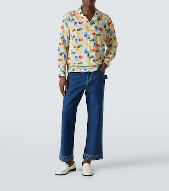 Camicia in cotone con stampa | Bode