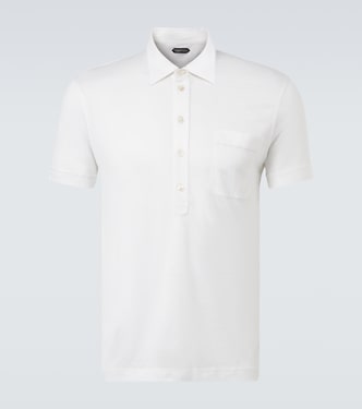 Polohemd aus Seide und Leinen | Tom Ford