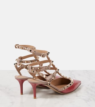 Escarpins Rockstud 65 en cuir verni | Valentino Garavani