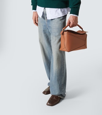 Tote Puzzle Small aus Leder | Loewe