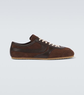 Suede low-top sneakers | Dries Van Noten