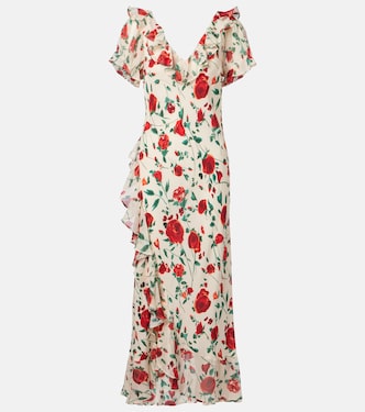 Maxikleid Clementina aus Seide | Rixo