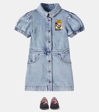 Robe Teddy Bear en jean | Moschino Kids