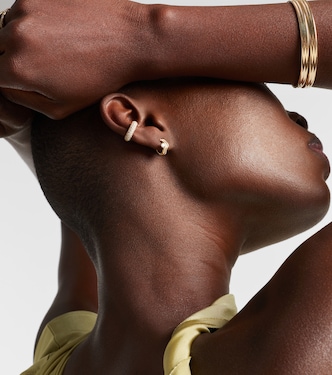 14kt gold ear cuff with diamonds | Stone and Strand