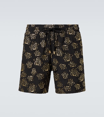 Bestickte Badeshorts aus Jacquard | Vilebrequin