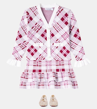 Ruffled checked skirt | Self-Portrait Kids
