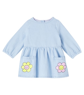 Bébé – Robe en jean à fleurs | Stella McCartney Kids