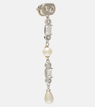 Pendientes Ovalette adornados con Swarovski® y VLogo  | Valentino