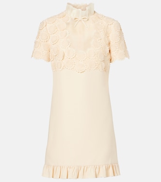 Crepe Couture刺绣迷你连衣裙 | Valentino