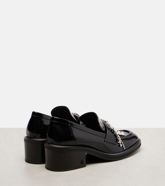 Tylor embellished leather loafer pumps | Jimmy Choo