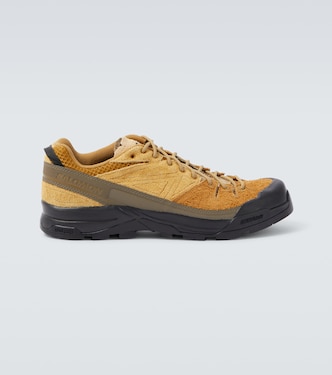 X-Alp suede-trimmed sneakers | Salomon