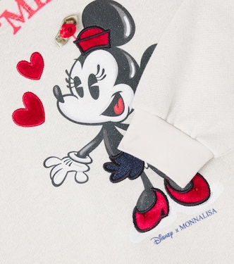 x Disney® printed cotton-blend sweatshirt | Monnalisa
