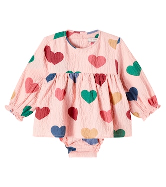 Baby Elin printed cotton playsuit | Konges Sløjd