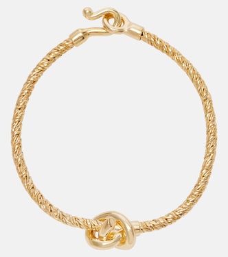 Bracciale Knot in argento sterling bagnato in oro | Bottega Veneta
