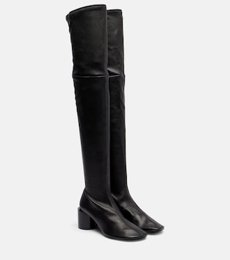 Leather over-the-knee boots | Jil Sander