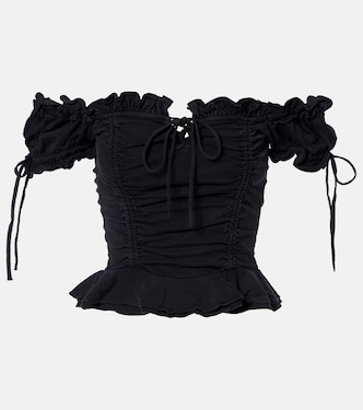 Top raccourci en coton | Balenciaga